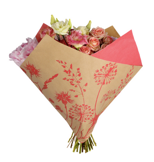 Sleeve 35x35cm S/25 Nature rosu