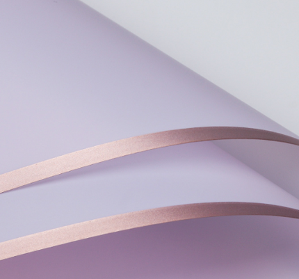 Ambalaj waterproof 60x60cm lila margine aurie