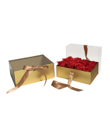 Set 2 cutii flori S2.18 gold