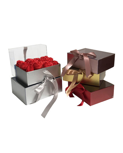 Set 2 cutii flori S2.18 rosu