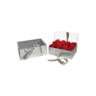 Set 2 cutii flori S2.18 silver