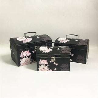 Set 3 cutii flori S3.81 negru