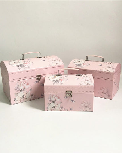 Set 3 cutii flori S3.81 roz