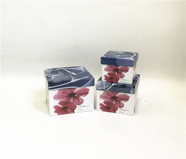 Set 3 cutii flori S3.126 rosu