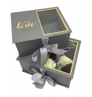 Set 2 cutii flori s2.4 gri