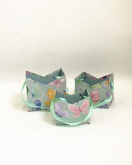 Set 3 cutii flori S3.127 verde