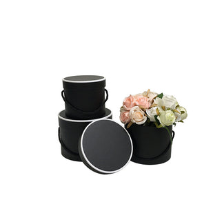 Set 3 cutii flori S3.75 negru