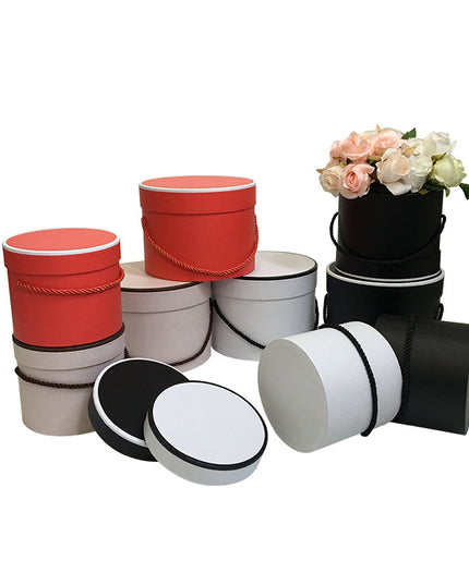 Set 3 cutii flori s3.75 rosu