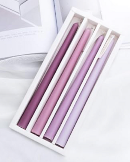 Set lumanari conice S/4 mov