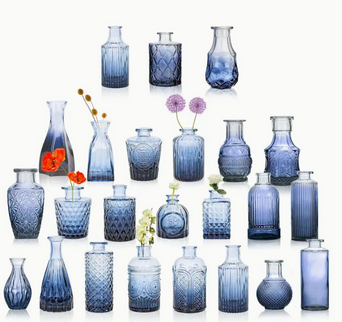 Vaze mini S/24 albastru degrade