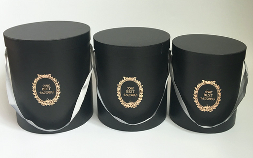 Set 3 cutii flori S3.48 negru