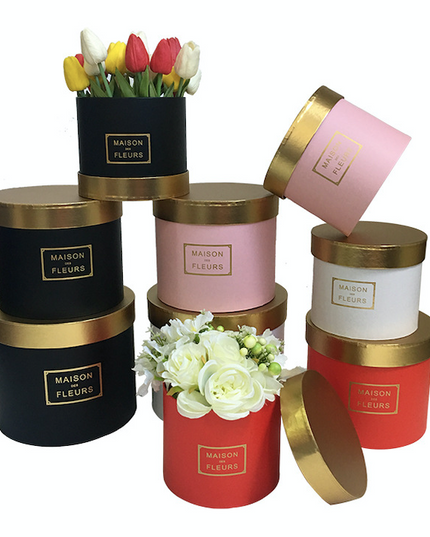 Set 3 cutii flori s3.51 rosu