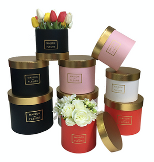 Set 3 cutii flori s3.51 rosu