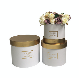 Set 3 cutii flori S3.51 alb