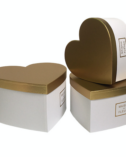 Set 3 cutii flori S3.52 alb