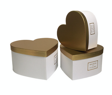 Set 3 cutii flori S3.52 alb