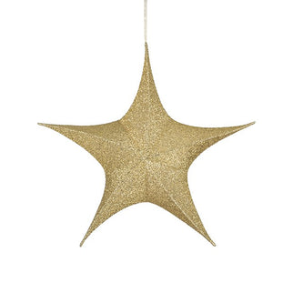 Stea decorativa aurie 40cm