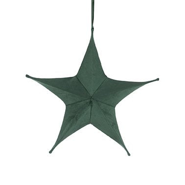 Stea decorativa verde 40cm