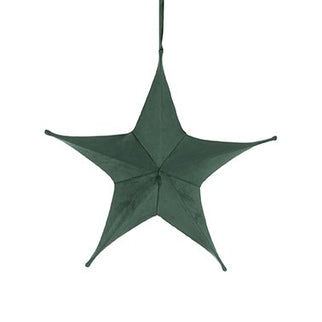 Stea decorativa verde 40cm