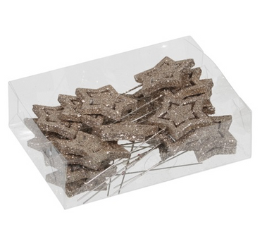 Pick steluta 4cm S/24 bronz