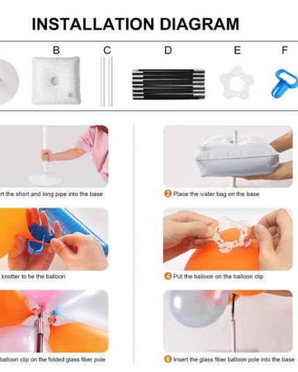 Suport arcada baloane 6m