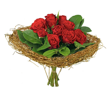 Suport buchet Ø15cm salim auriu S/10