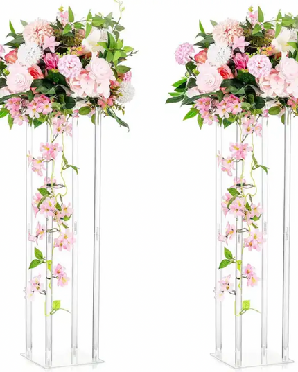 Suport flori acryl 30x30x80cm