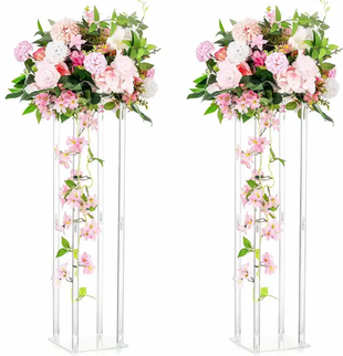 Suport flori acryl 30x30x80cm