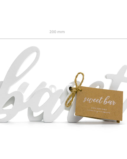 Decor masa lemn "sweet bar"