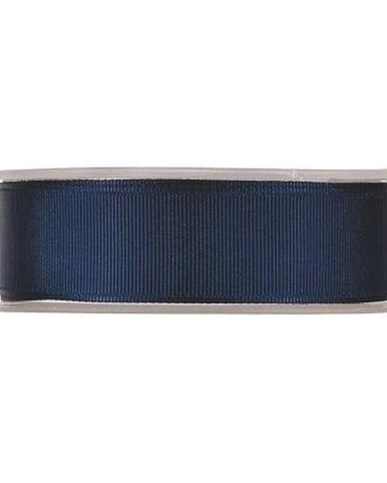 Panglica textil  striat 25mmx50m albastru inchis