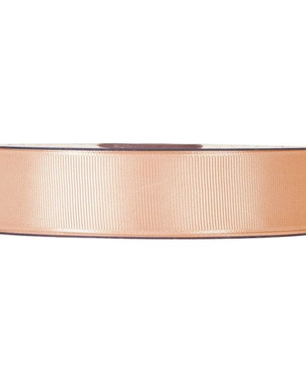 Panglica textil  striat 25mmx50m piersica