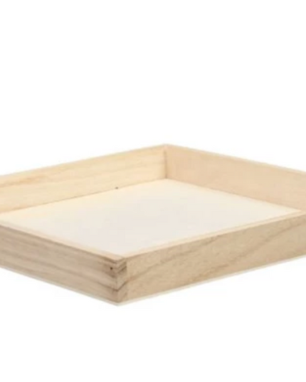 Tăviță lemn 25x25x3cm