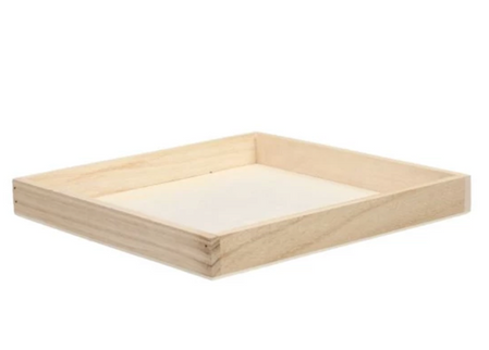 Tăviță lemn 25x25x3cm