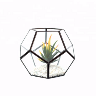 TERARIU STICLA NO. 9 NEGRU (15X14.5X13)