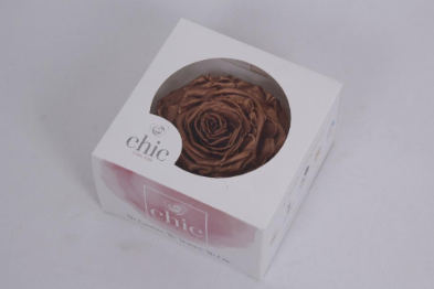 Trandafir criogenat Ø9-10cm metalic cupru