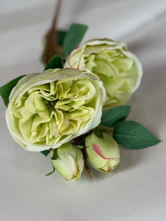 Trandafiri artificiali piano verde