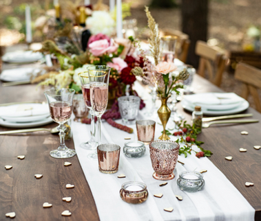 Vaza suport lumanare 3cm rosegold