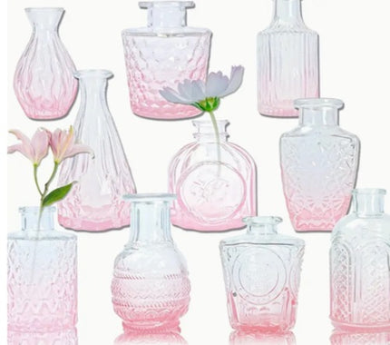 Vaze mini S/24 roz degrade