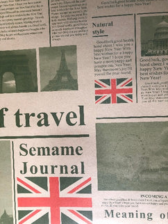 Ambalaj hartie de impachetat Marea Britanie verde