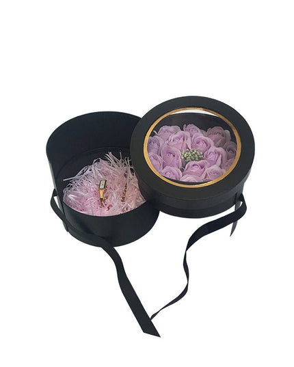 CUTIE FLORI COMPARTIMENTATA S1.16 NEGRU