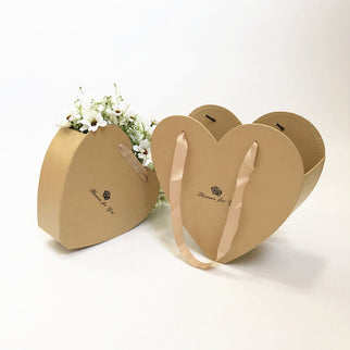 SET 2 CUTII FLORI INIMA S2.3 KRAFT