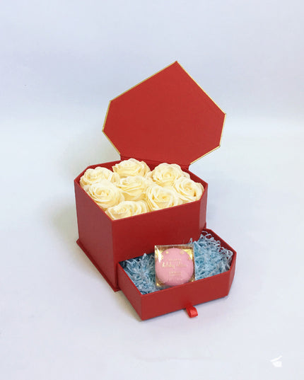 Cutie flori s1.24 rosu