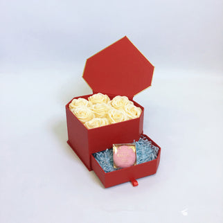 Cutie flori s1.24 rosu