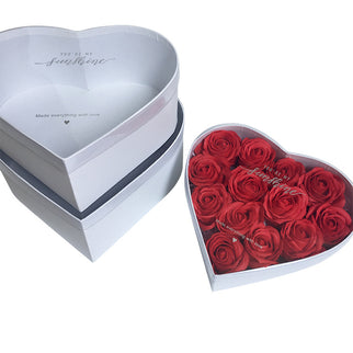 Set 3 cutii flori s3.25 alb