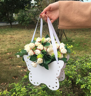 Cutie flori S1.37 alb