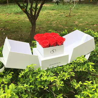 Cutie flori S1.33 alb