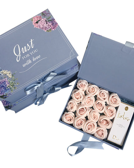 SET 3 CUTII FLORI S3.29 ALBASTRU