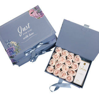 SET 3 CUTII FLORI S3.29 ALBASTRU