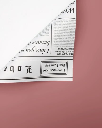 Ambalaj waterproof 60x60cm ziar duo mauve