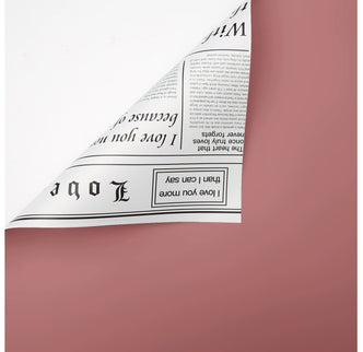 Ambalaj waterproof 60x60cm ziar duo mauve